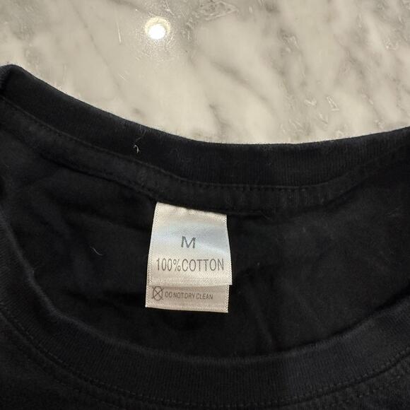 Size M Black Michael Jackson's Thriller Short Sleeve Graphic T-Shirt 100% Cotton - Picture 3 of 3